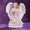Angel Kneeling With Rose